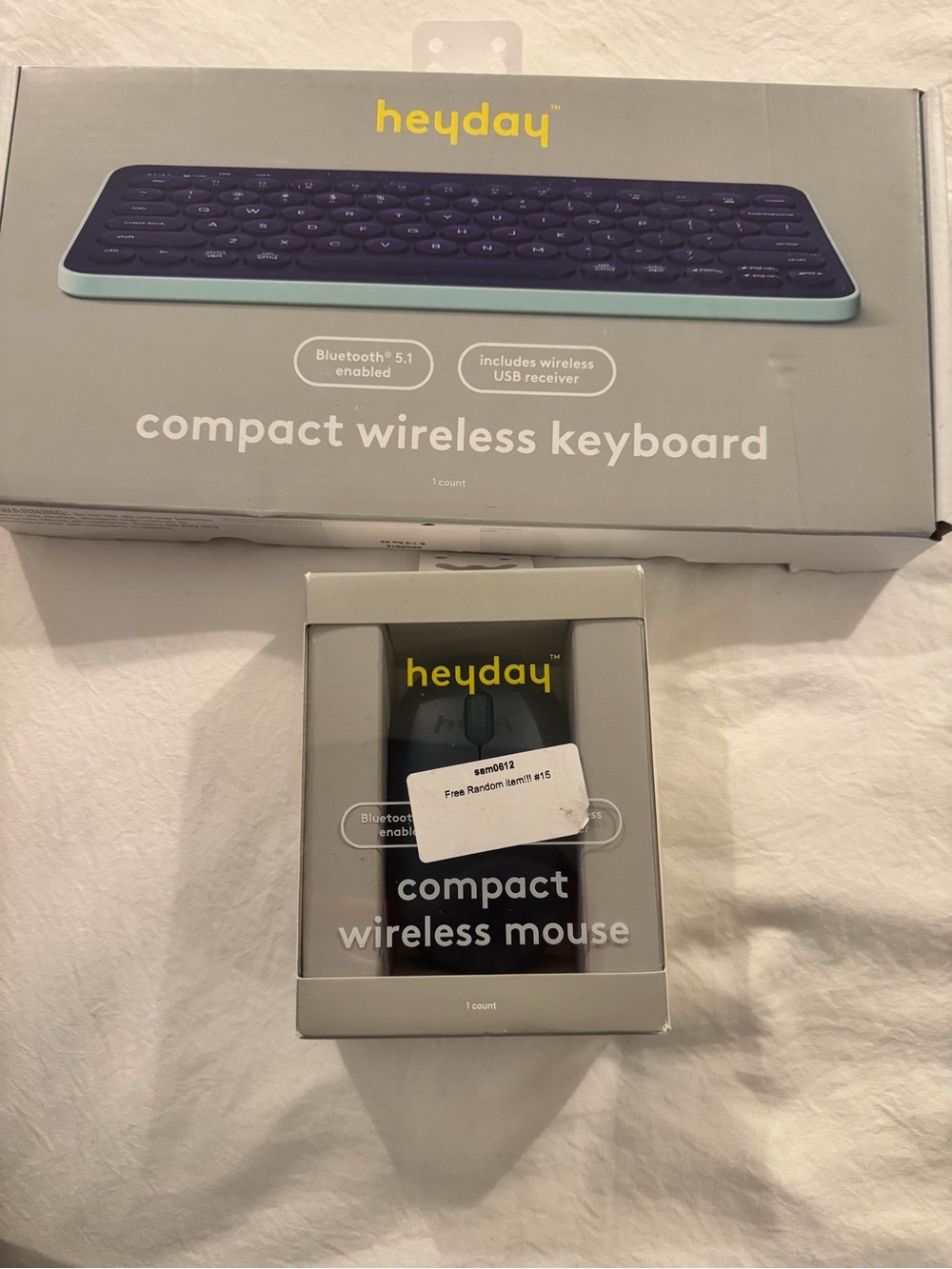 Heyday Wireless Keyboard & Mouse Bundle Dark Teal